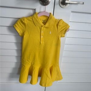 Bright Yellow Polo Dress